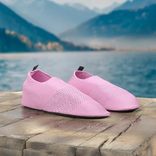 Quick-Dry Water Shoes for Men & Women - 8.5-9.5 Women/7.5-8 Men - Ablbpink