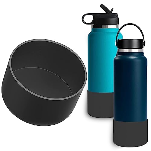 Silicone Boot for Hydro Flask 30-40 oz Water Bottles - Black