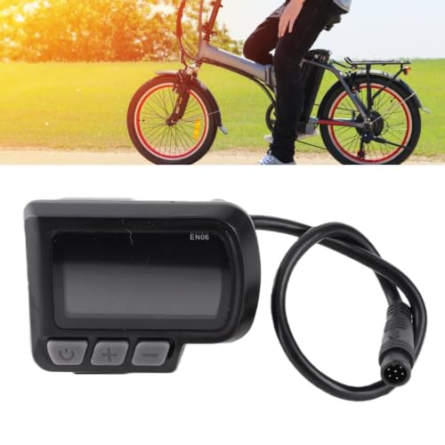 LCD Electric Bike Display Meter for 22.2mm Handlebar - 24V 36V 48V 60V