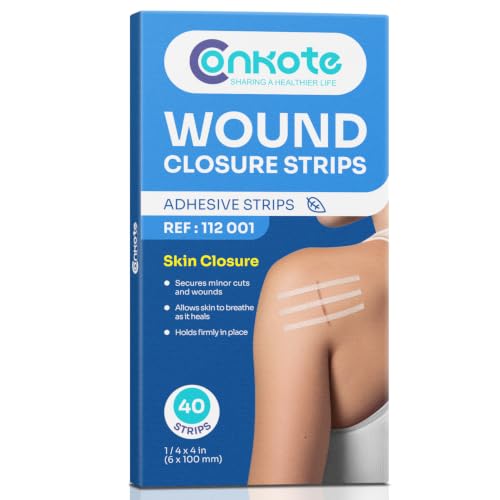 40 Breathable Wound Closure Strips for Secure Healing