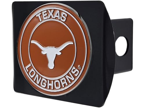 University of Texas Longhorns Hitch Cover - Black Metal with 3D Logo