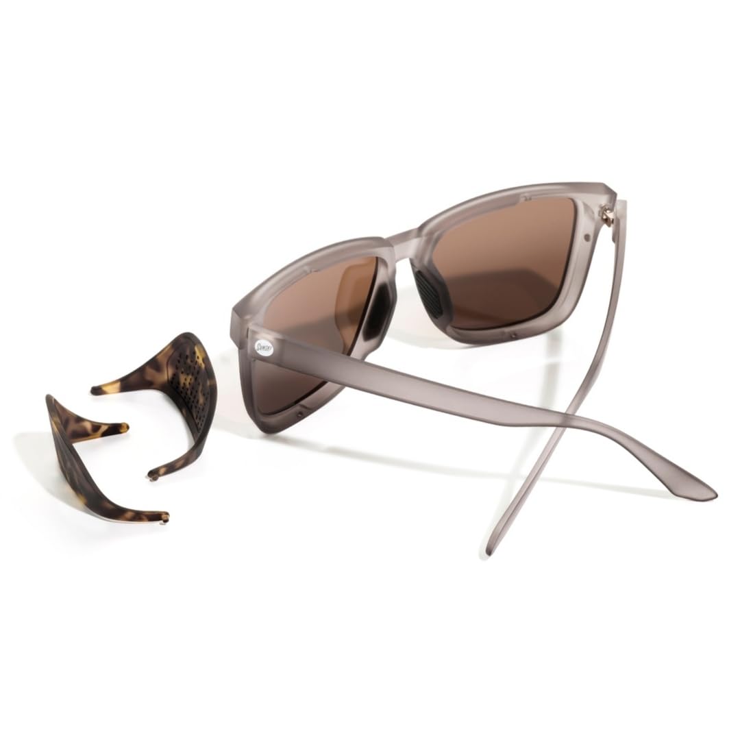 Sunski Couloir - Polarized Recycled Alpine Sunglasses (Matte Mist Amber)