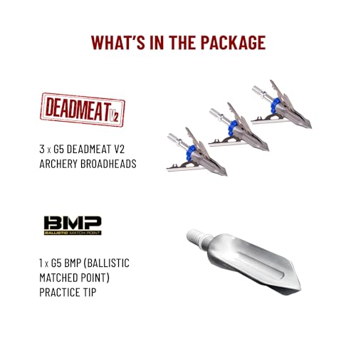 Expandable 3-Blade Broadheads - 1.5" Cutting Diameter, 3 Pack