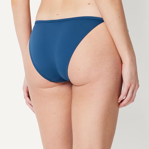 Women's Tie Side Bikini Bottom - Medium / Deep Blue