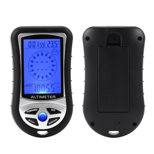 Multi-Functional Electronic Altimeter with Blue LED Backlight