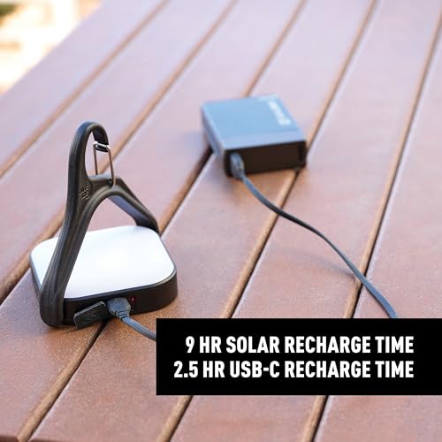 Nite Ize Radiant Revolve Solar and Rechargeable Camping Lantern