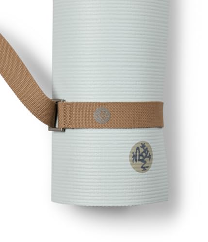 Eco-Friendly Yoga Mat Carrier - Black Cotton, Hands-Free - Lion's Mane