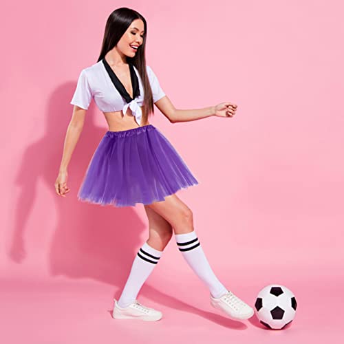 Dark Purple Tulle Tutu Skirt for Women - Vintage Style