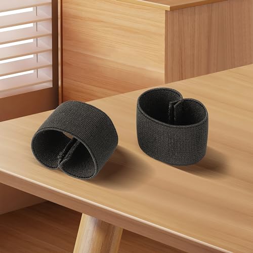 12-Pack Elastic Loop Keepers for 1" Backpack Straps & Belts