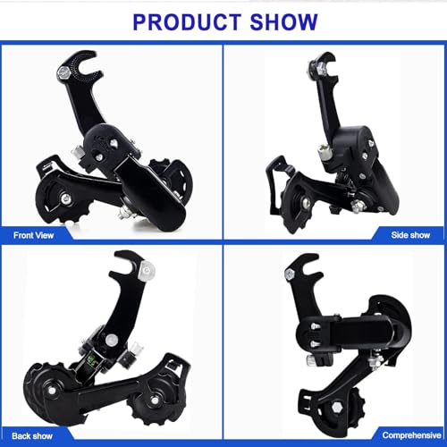 RainFlowwer RD-TZ31-A 6/7 Speed Hanger Mount Rear Derailleur for MTB/Road Bikes