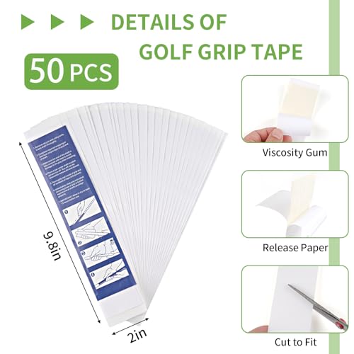 30 PCS Golf Grip Tape Kit - Durable Double-Sided Regripping