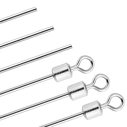 30 Pack Punch Wire 6" Stainless Steel Fishing Rig Parts - Dia. 0.03"