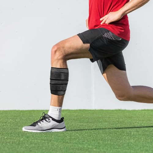 Adjustable Compression Leg Wraps - 71 Inch Calf Bandage (2 Pack)
