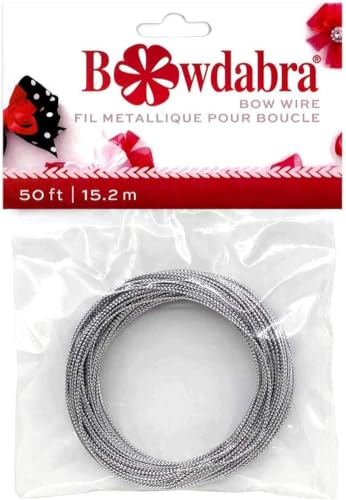 Bowdabra Bow Wire - 50 Ft Silver Crafting Wire