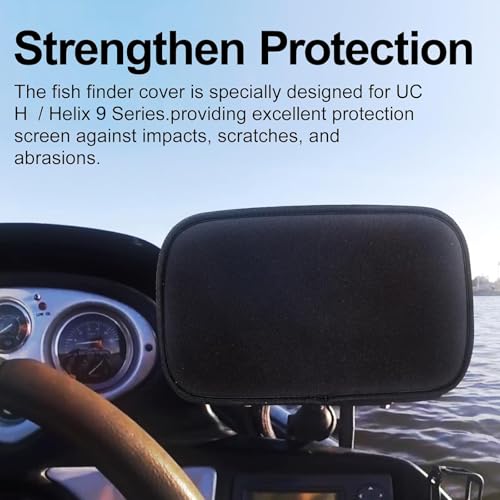 WTYOPK Eagle Eye 9 Cover for Humminbird Helix 9/Lowrance Eagle Eye 9 – Black