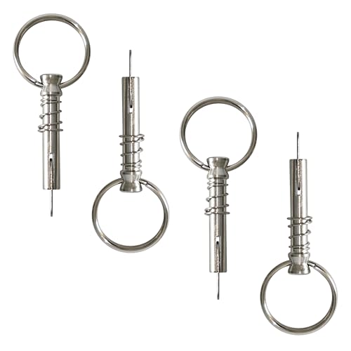 316 Stainless Steel Quick Release Pins - 4 Pcs Bimini Top Pins