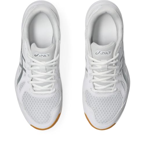 Volleyball Shoes - ASICS Women's Upcourt 6 - White/Pure Silver