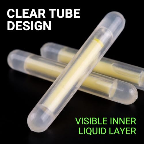 100Pcs 3mm Fishing Float Light Sticks - High Visibility Fluorescent Glow