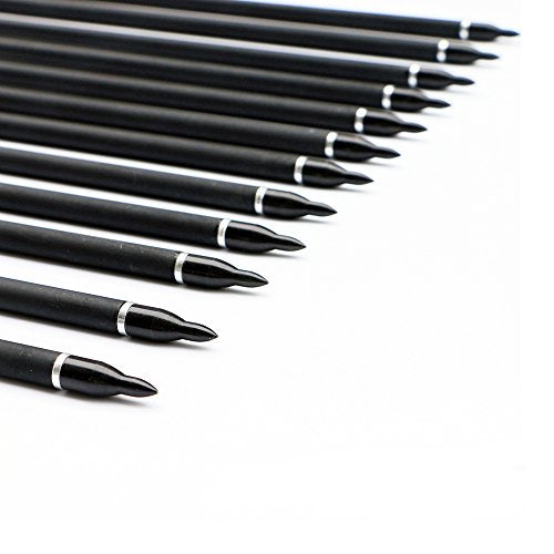 30" Carbon Arrows - 12 Pack for Compound & Recurve Bows