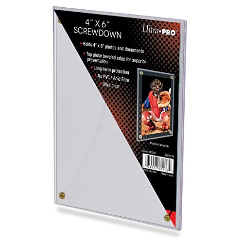4x6 Screwdown Holders for Photos & Postcards - Acid-Free