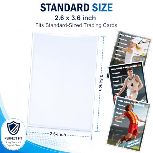 600 Count Top Loader & Penny Soft Card Sleeves for Trading Cards