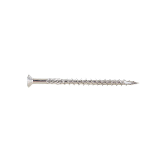 Conquest #10 x 3 Type 316 Stainless Steel Marine Grade Flat Head Deck Screws (Pack of 350) for Decks, Docks, Jetties, Fences, Walkways, or Marine Applications