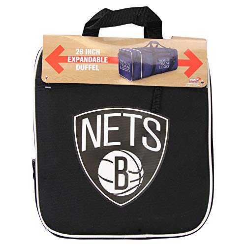 Brooklyn Nets Extended Duffle Bag with Padded Straps