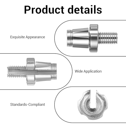 M7 Bike Brake Cable Adjusting Screws - 6 Pack Aluminum Alloy Bicycle Bolts