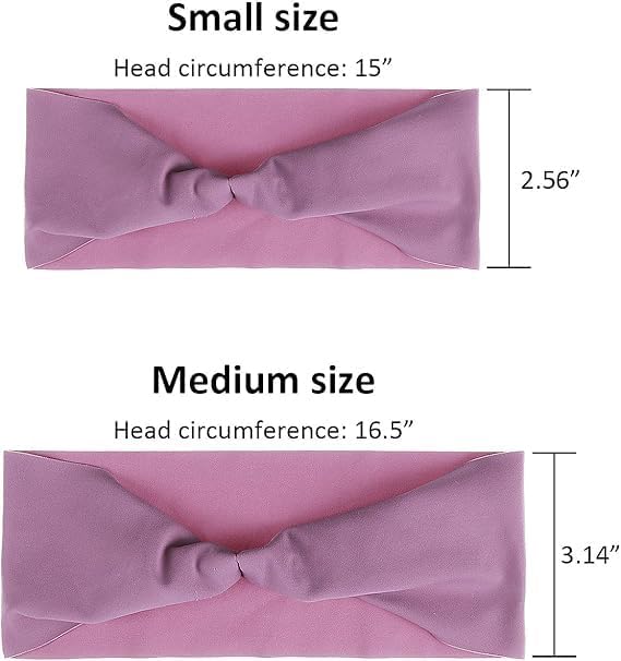 Moisture Wicking Sports Headband for Kids - Medium Pink