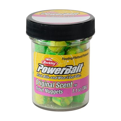 PowerBait Power Nuggets Fishing Dough Bait - Scent Dispersion - Lime Twist