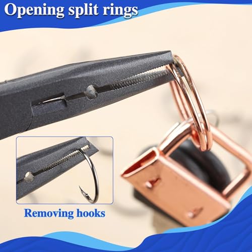 Fishing Pliers with Hook Remover - 5-Inch Saltwater Tool