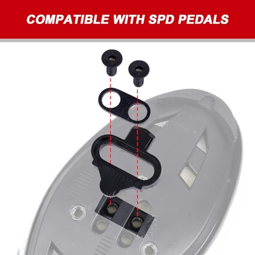 Durable SPD Cleats for Indoor Cycling & Mountain Biking