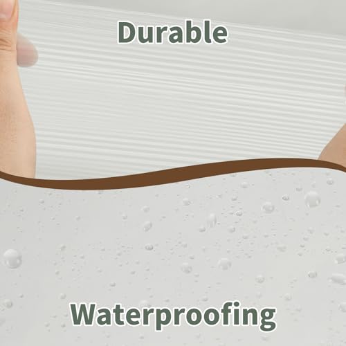Plastic Drop Cloth, 6 Piece Drop Cloth for Painting, 360 X 270 CM, Waterproof and Dust-Proof Clear Cloth, Paint Tarps Drop Cloth for Furniture Cover