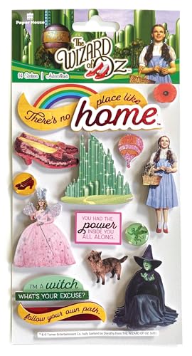 The Wizard of Oz 3D Die-Cut Sticker Sheet - Dimensional
