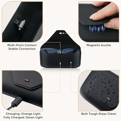 Charging Case for Ray-Ban & Oakley Meta Smart Glasses | Portable Power Bank