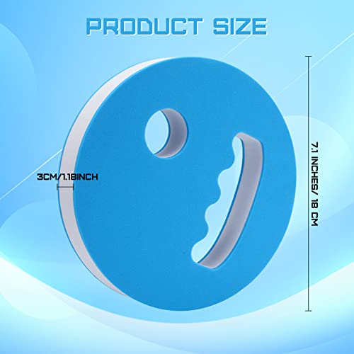 Water Exercise Discs - 4 Pcs Pool Weights for Aerobics - White & Blue