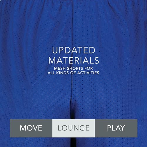 Youth Modified Mesh Shorts X-Large Royal - Athletic Kids Sportswear