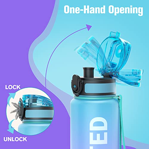 Sahara Sailor 25oz Galaxy Magic Tritan Water Bottle with Time Marker