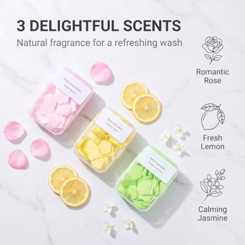 300pcs Portable Soap Sheets - Scented Travel Soap - Mix Colors