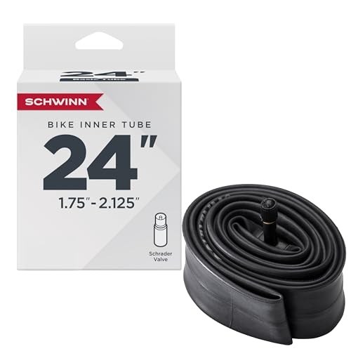 24-Inch Bike Inner Tube - Durable Schrader Valve - 1.75-2.125 Inch