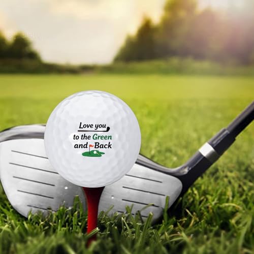 Funny Golf Ball - Love You to the Green and Back Gift