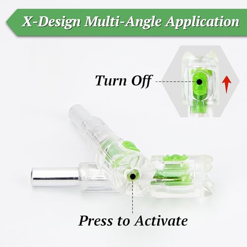 Lighted Arrow Nocks - 4PCS Universal Fit with LED Switch
