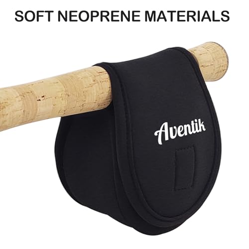 Neoprene Fly Fishing Reel Case - 7/8 Size, Black