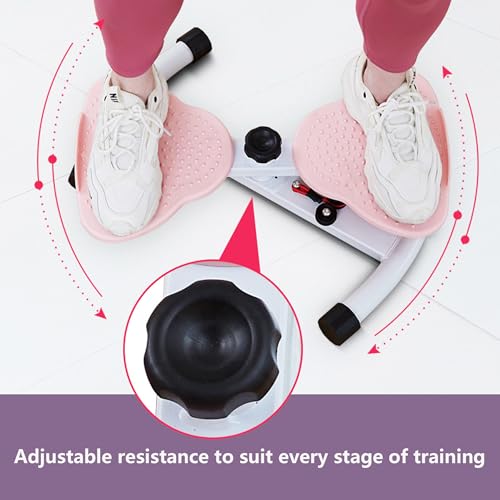 Ab Twister Machine with Resistance Bands - 330 lbs Weight Capacity