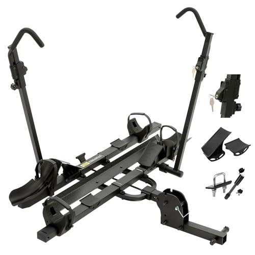 Heavy-Duty Electric Bike Rack with Extended Ramp - 170 lbs Capacity