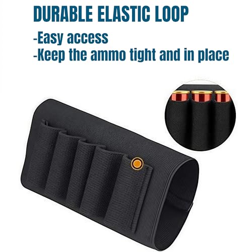 Tactical Shotgun Shell Holder Pouch - 5 Round Capacity