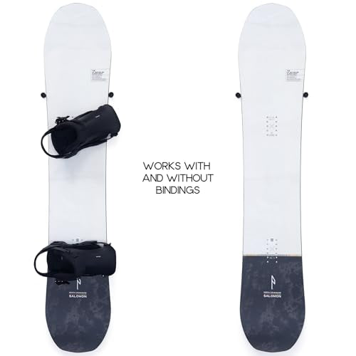 Snowboard Wall Mount Storage - Floating Rack for 2 Boards