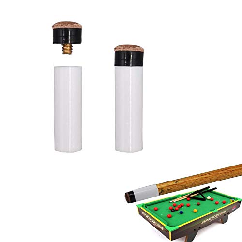 12mm Pool Cue Tips Replacement Set - 20 Pieces with Ferrules
