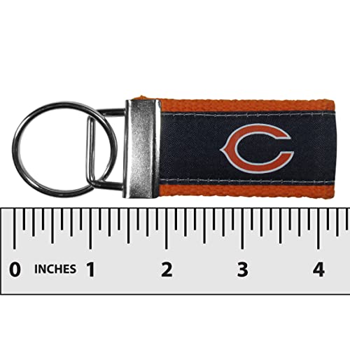Woven Key Chain - Chicago Bears Team Color, 4 Inches