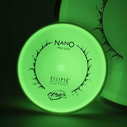 Nano Mini Disc Golf Marker - Eclipse Glow 2.0 Plastic